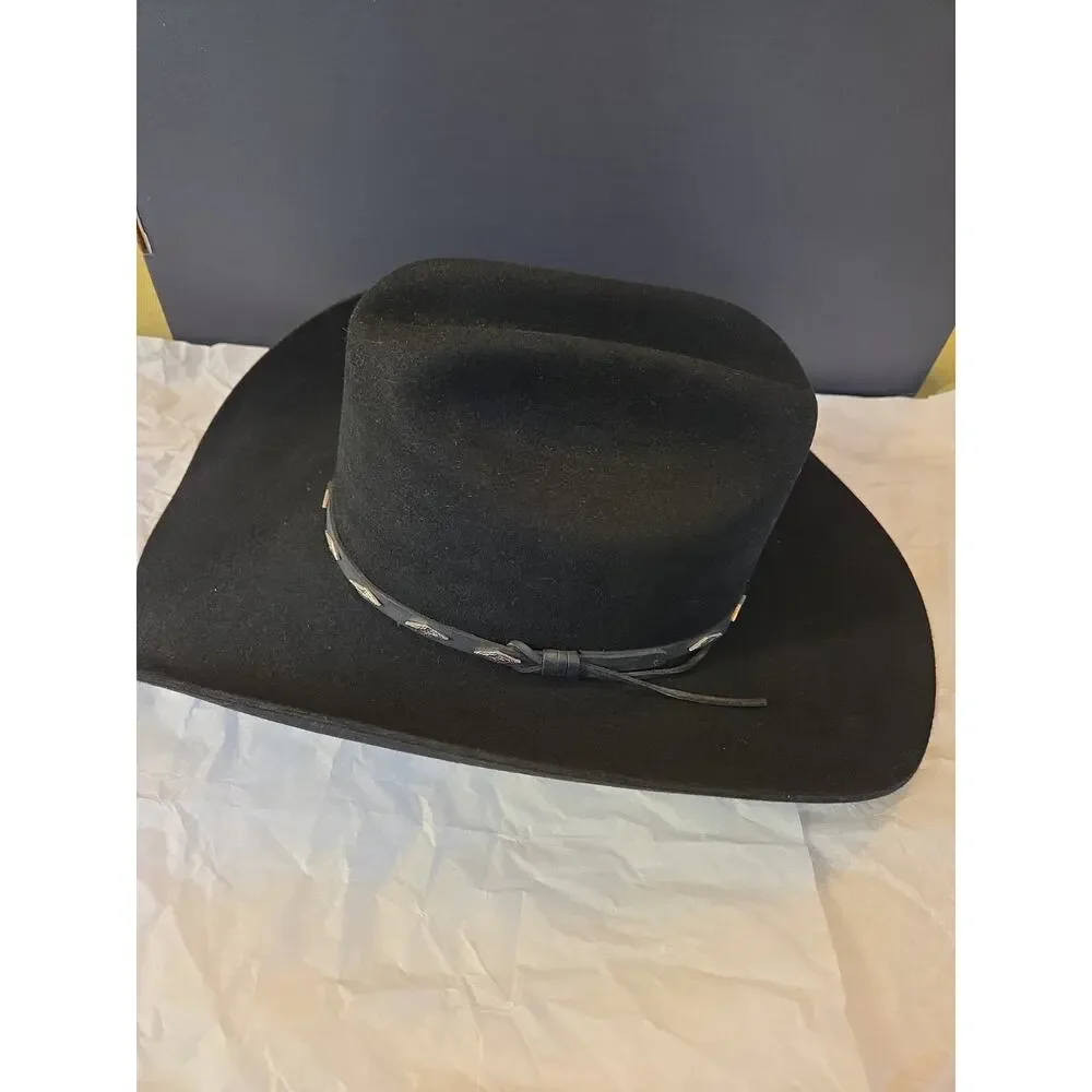 VintageRESISTOL self Confirming 5X Beaver Made In The Usa Texas Size 7 3/8￼￼